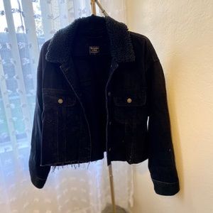 Abercrombie & Fitch Black Denim Jacket